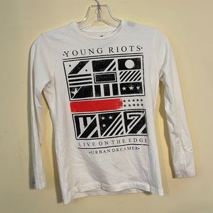 Zara Boys Graphic Long sleeve T shirt Size 9/10